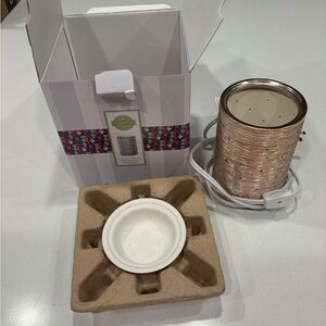 Scentsy rose gold  Wax Warmer